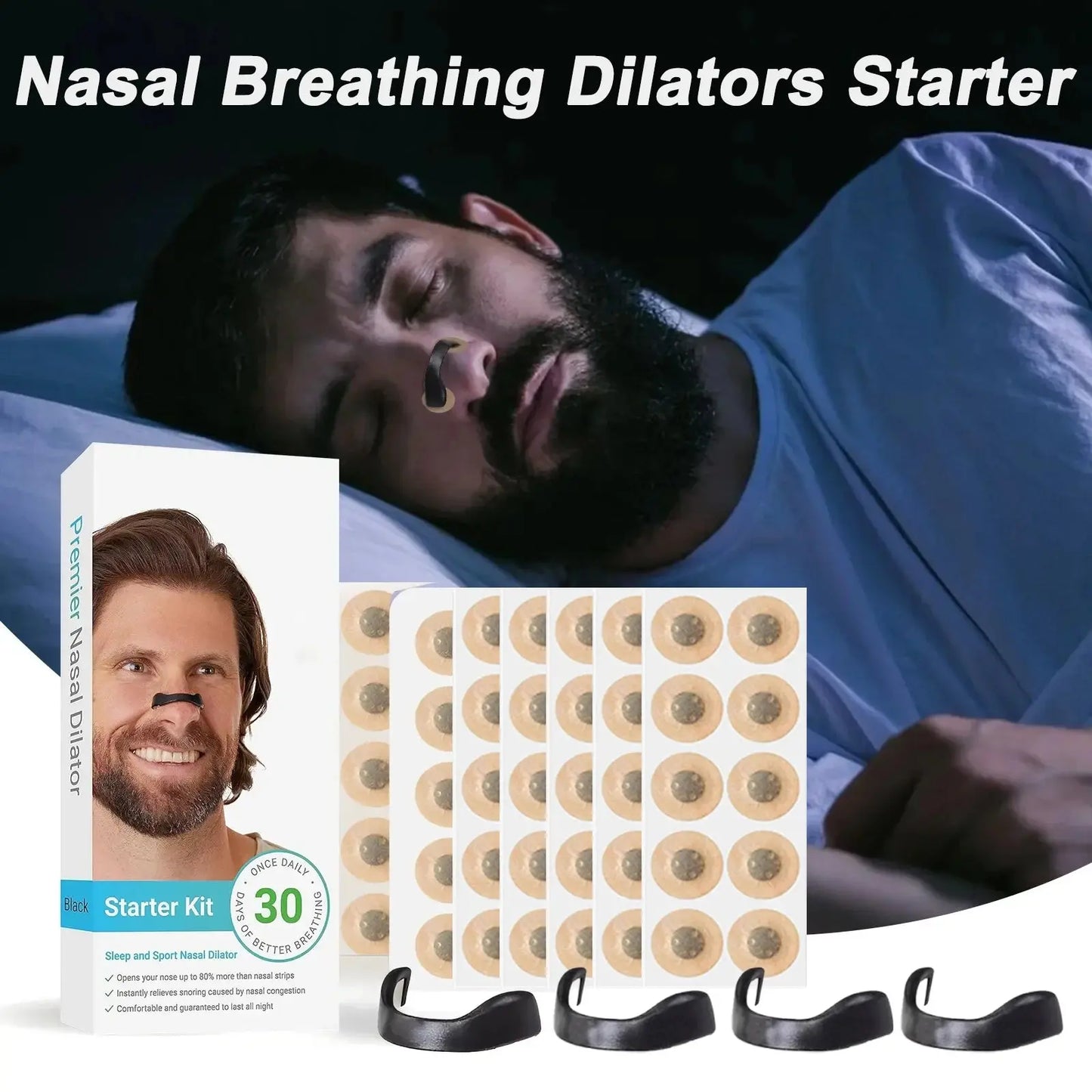 BreatheMax Magnetic Nasal Dilator for Sleep Relief - BreatheMax